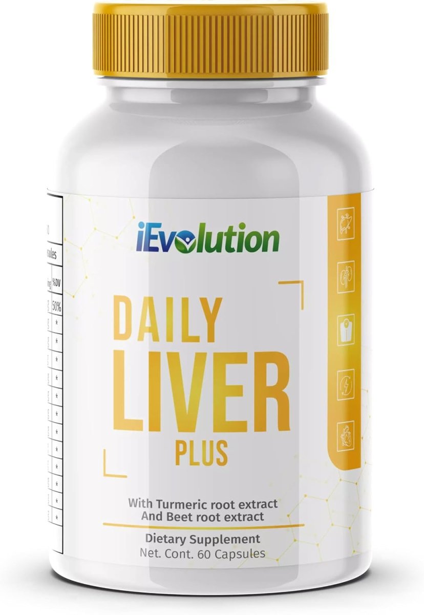 Daily Liver Plus | 60 Capsules Liver Cleanse Detox & Support Supplement - Suppviv