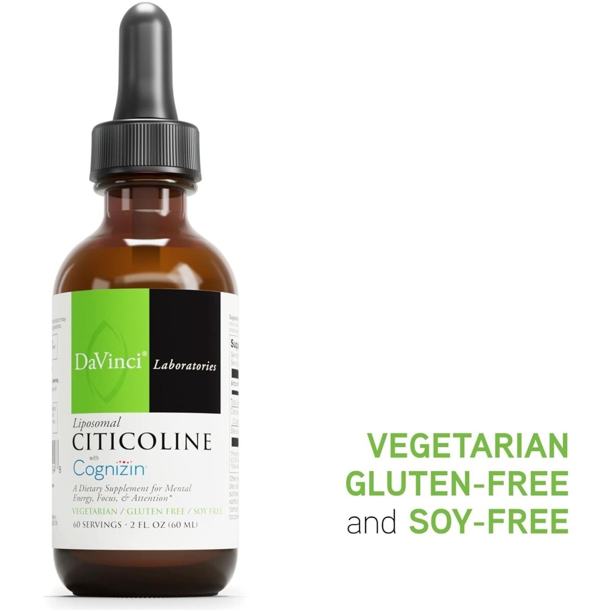 DAVINCI Laboratories - Liposomal Citicoline - 60 Servings - 2 Fl Oz - Suppviv