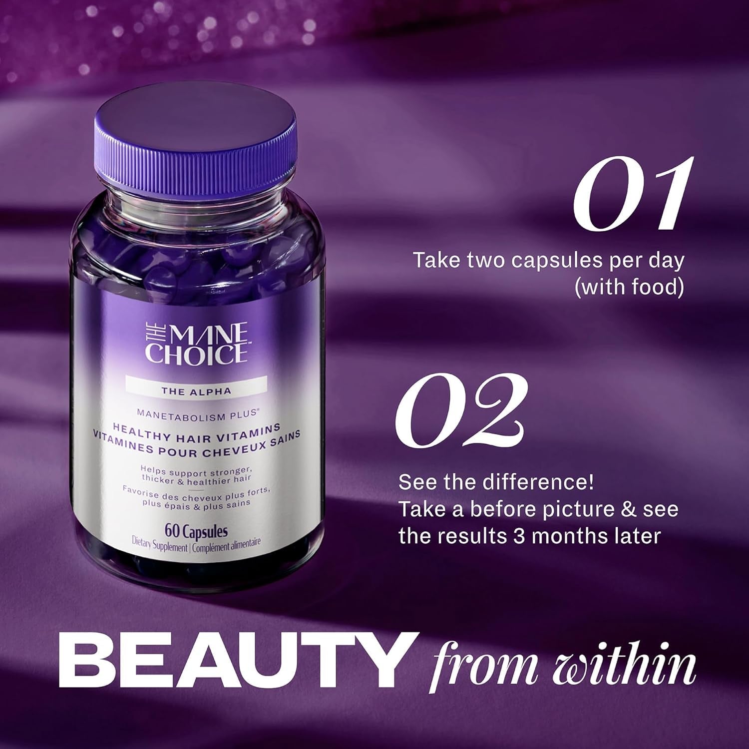 The Mane Choice MANETABOLISM plus Healthy Hair Growth Vitamins - (60 Capsules)