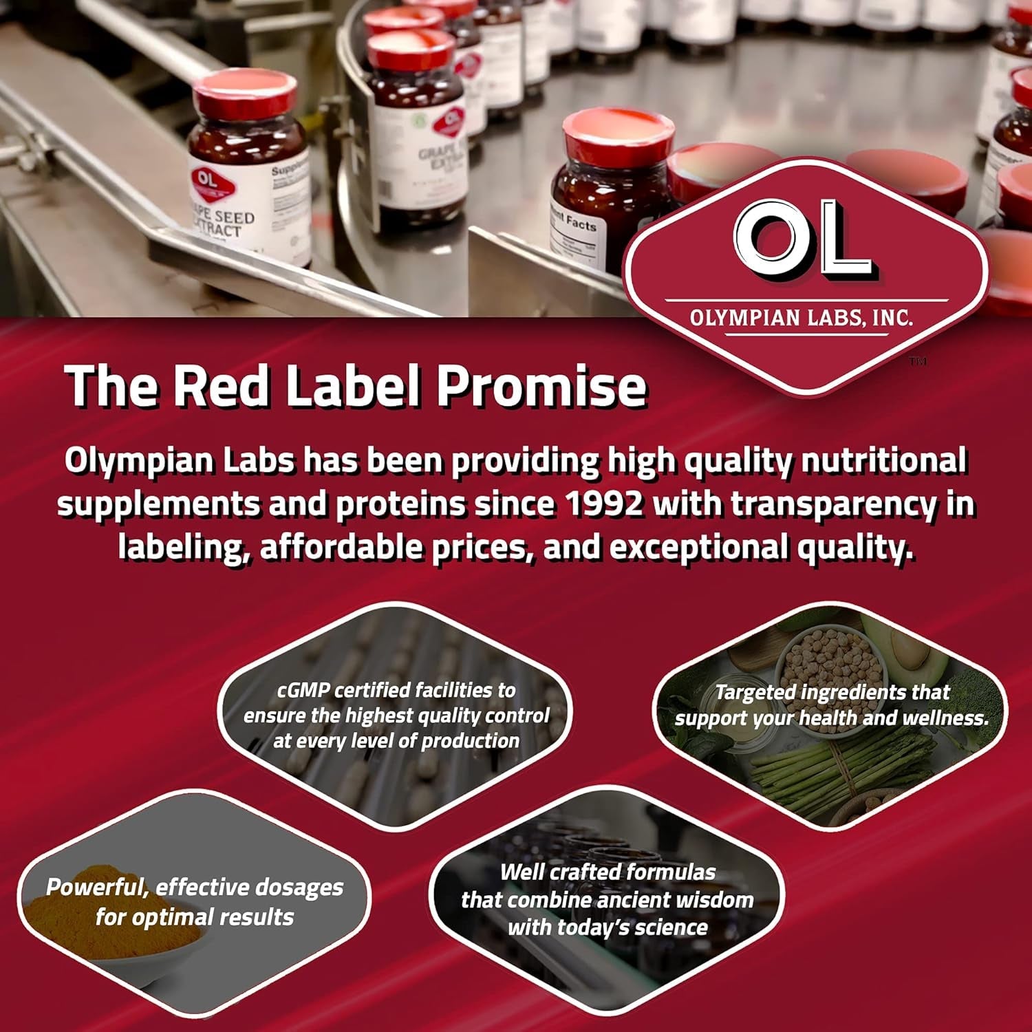 Olympian Labs Melatonin 10Mg Time Release with Vitamin B6  - 60 Tablets (60 Servings)