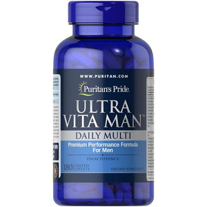 Puritan'S Pride Ultra Vita Man High Potency Men'S Daily Multivitamin 180 Count