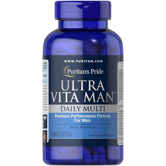 Puritan'S Pride Ultra Vita Man High Potency Men'S Daily Multivitamin 180 Count