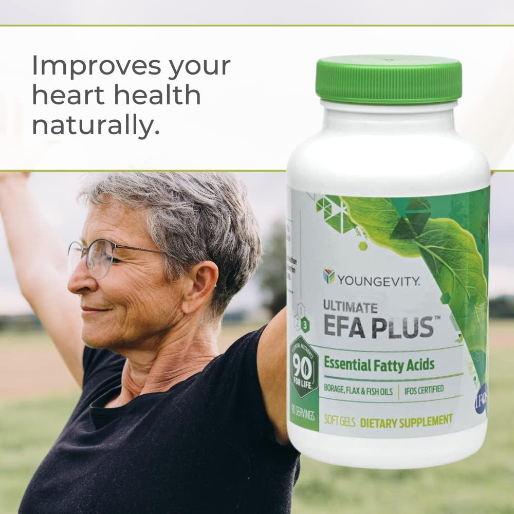 Youngevity Ultimate EFA plus – Essential Fatty Acids, 90 Soft Gels