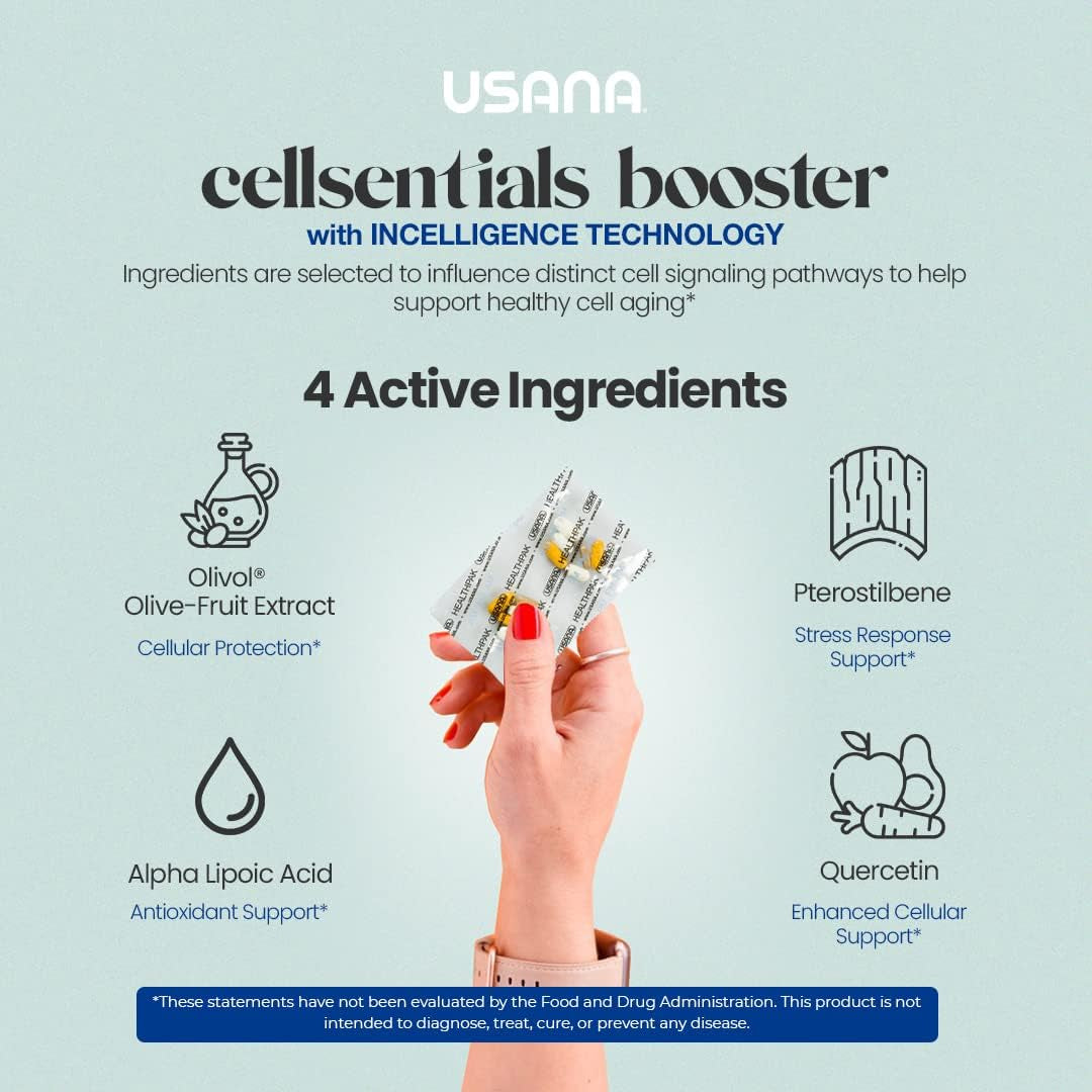 USANA Healthpak with Incelligence Technology and Essential Nutrients and Antioxidants to Support Total Body Health* 28 Day Supply