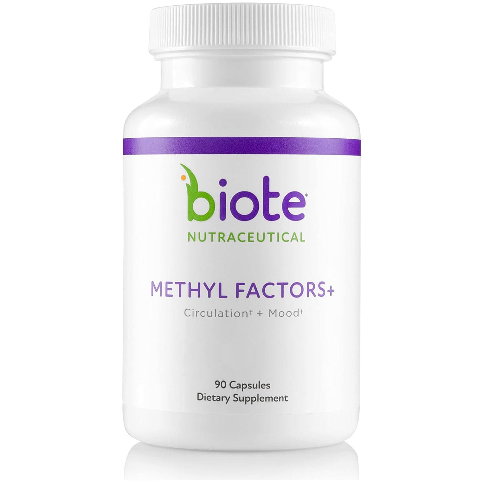 Biote Nutraceuticals - Methyl Factors+ - Circulation + Mood (90 Capsules)