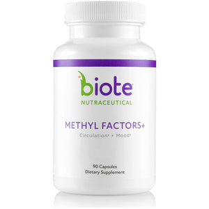 Biote Nutraceuticals - Methyl Factors+ - Circulation + Mood (90 Capsules)