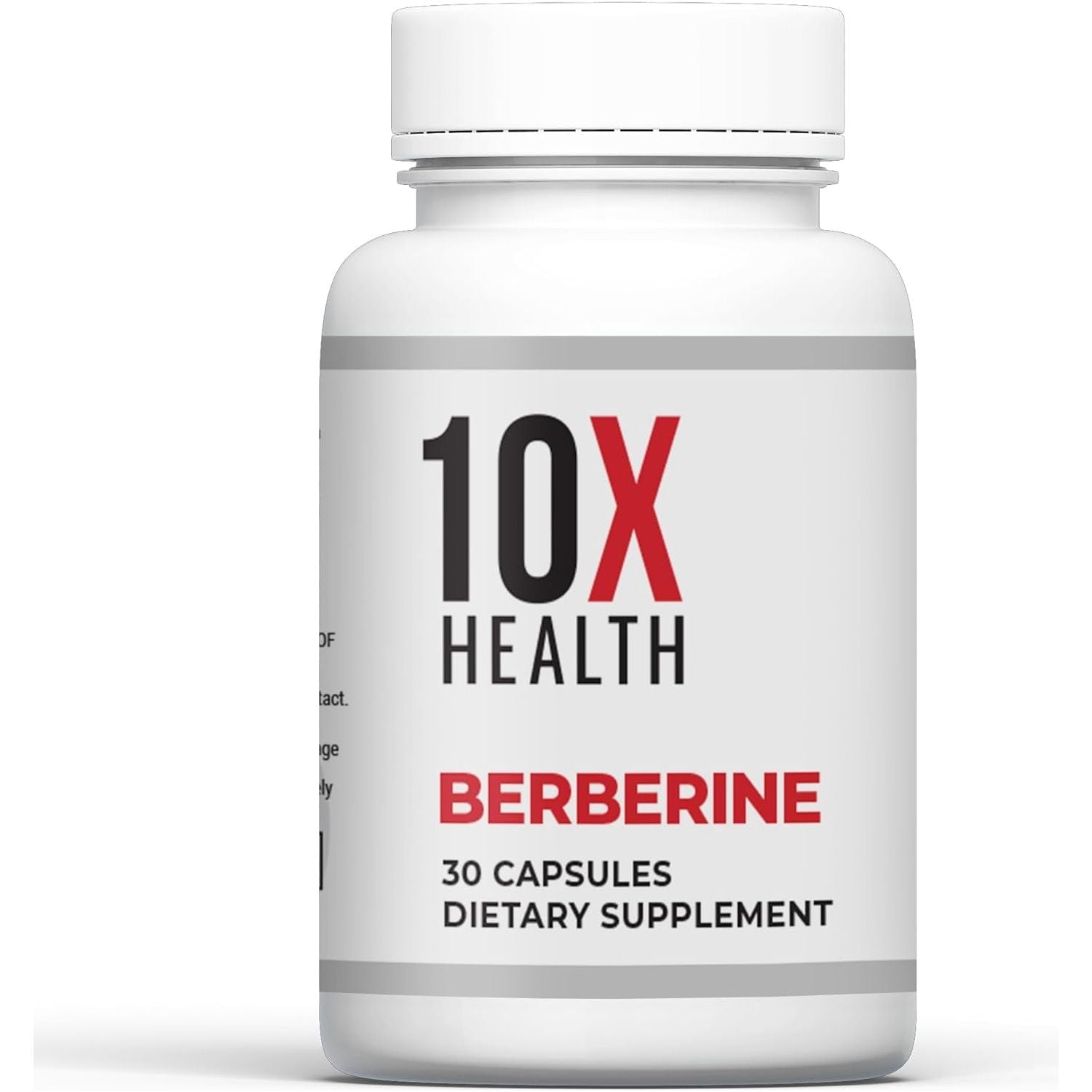 10X Health Berberine Supplement 500Mg - Supports Cardiovascular & Gut Health Supplements - 30 Capsules