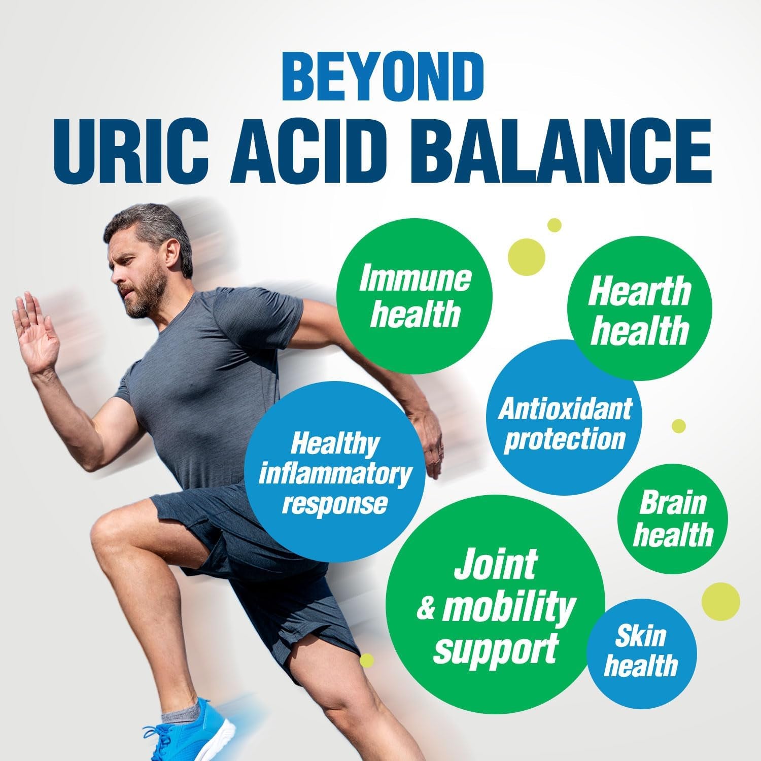 LABO Nutrition Uricrestore - Uric Acid Cleanse & Support, Joint Discomfort Relief, 2 Months Supply