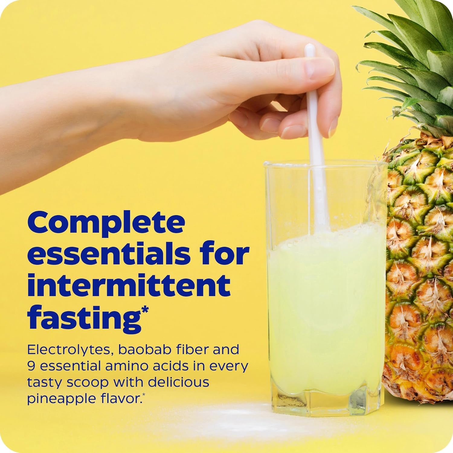 Enzymedica, Fasting Today, Intermittent Fasting Drink Mix with Electrolyte Powder Supplement 24 Servings