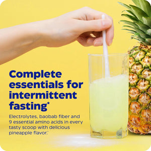 Enzymedica, Fasting Today, Intermittent Fasting Drink Mix with Electrolyte Powder Supplement 24 Servings