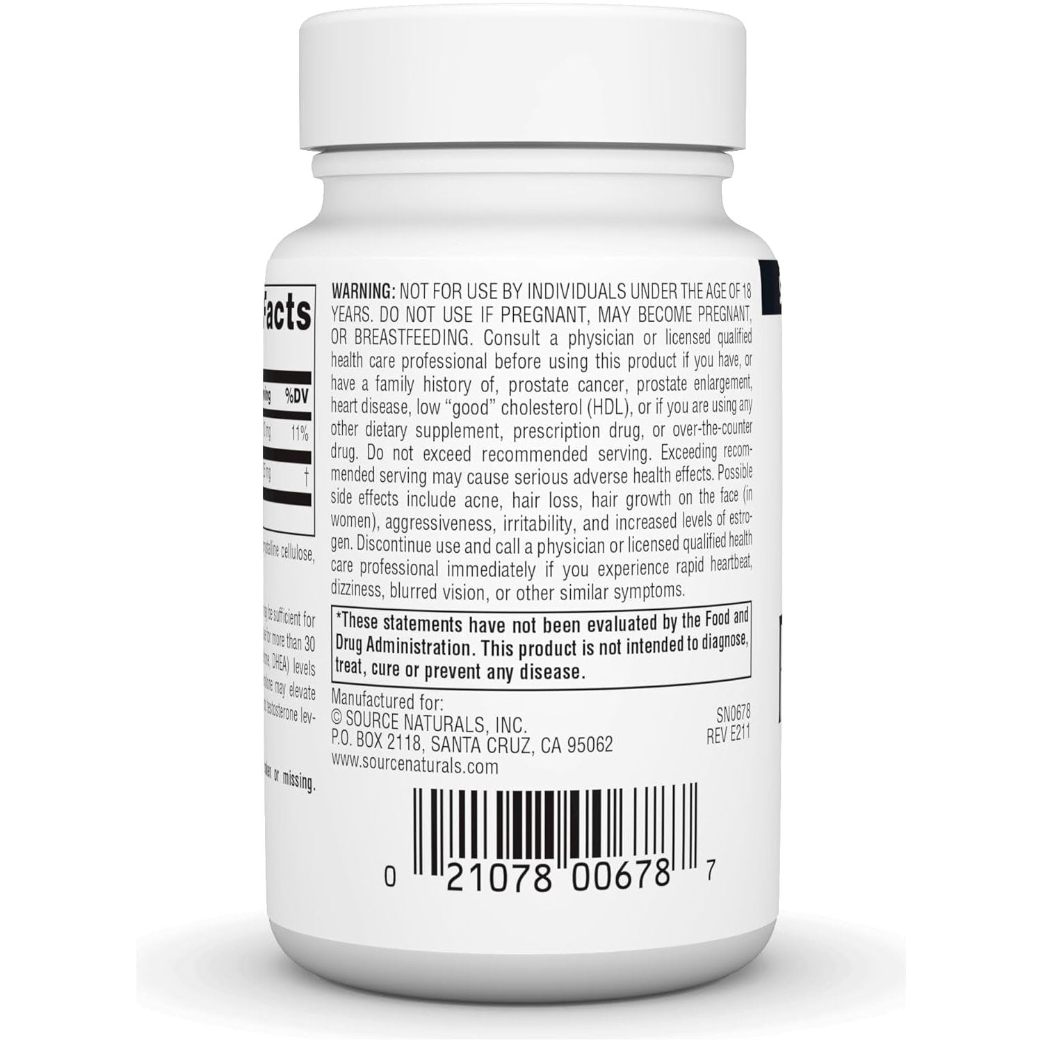 Source Naturals Pregnenolone 25Mg - 120 Tablets