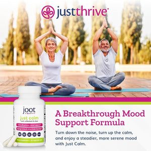 Just Thrive - Just Calm - Cortisol Manager - Calming, Memory, and Mood Support 30 Capsules