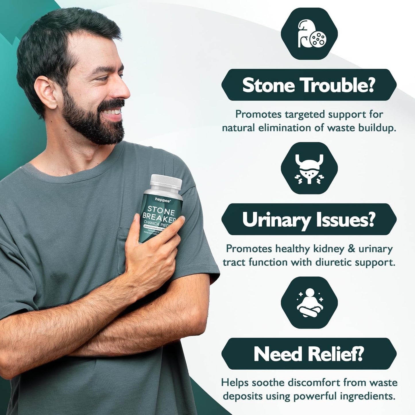 Chanca Piedra Stone Breaker Kidney & Gallbladder Cleanse 60 Capsules