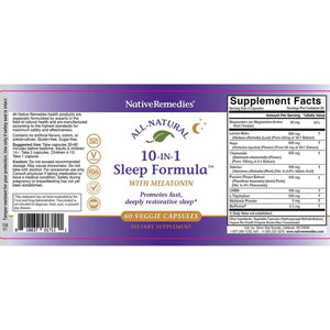 Native Remedies 10-In-1 Sleep Formula