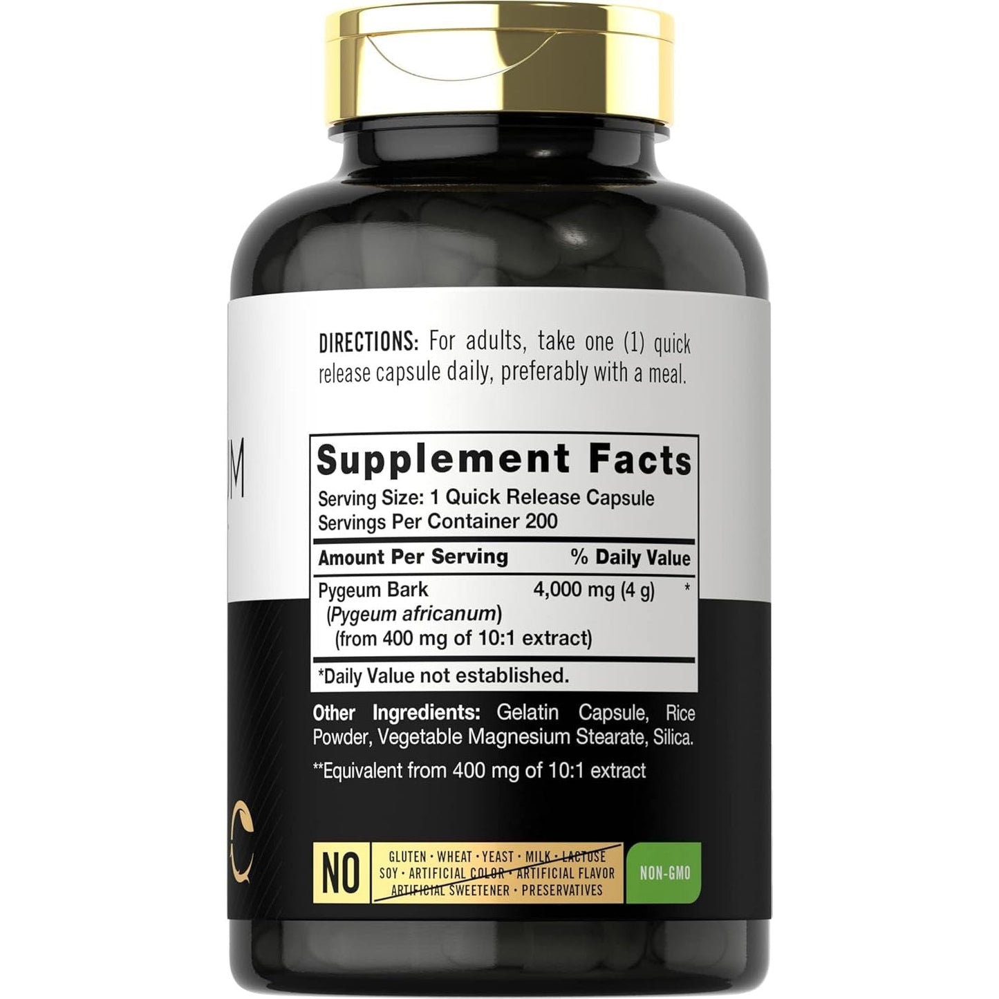 Carlyle Pygeum Africanum Bark | 200 Capsules | High Potency Extract