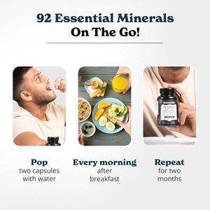 Sea Moss Capsules- Irish Sea Moss with Black Seed Oil, Ashwagandha & Black Pepper for Stamina, Strength & Endurance 60 Servings