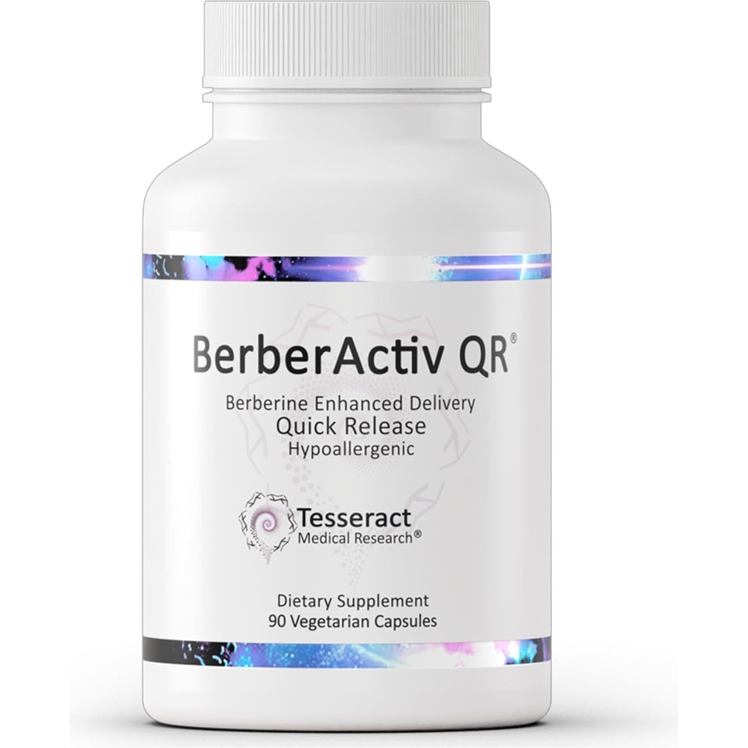 Tesseract Medical Research Berberactiv-Qr | Supports Liver Health, Hypoallergenic, 350Mg, 90 Vegetarian Capsules
