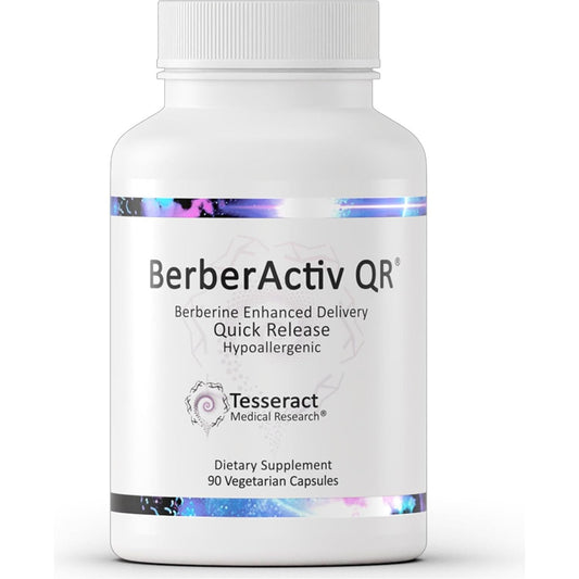 Tesseract Medical Research Berberactiv-Qr | Supports Liver Health, Hypoallergenic, 350Mg, 90 Vegetarian Capsules