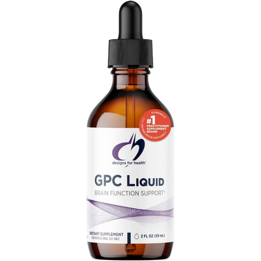Designs for Health GPC Liquid Drops - 600Mg Soy Free Alpha Glycerophosphocholine Supplement,(30 Servings / 2Oz) - Suppviv