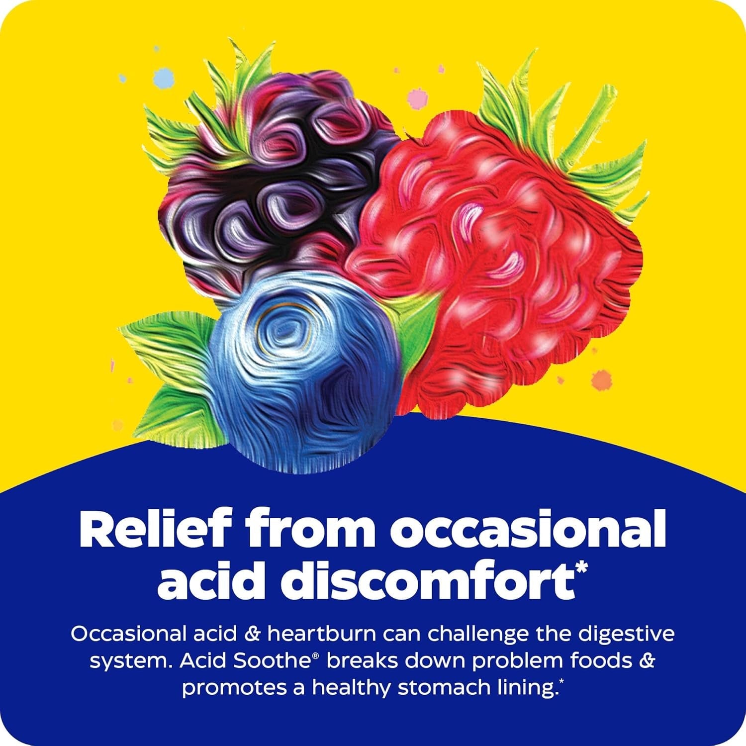Enzymedica - Chewable Acid Soothe, Supports the Relief of Occasional Heartburn + Indigestion, 30 Count