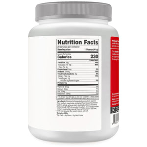 Ketologic Keto Meal Replacement Shake Powder for Optimal Results + MCT Oil + Grass-Fed Whey -20 Servings - Strawberry