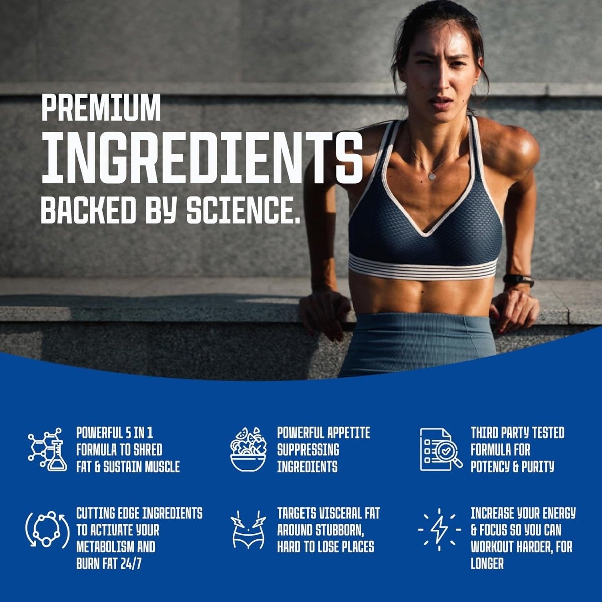 Doc Certified | Belly Fat Burner Weight Loss Pills for Women | Appetite Suppressant, 60 Capsules - Suppviv