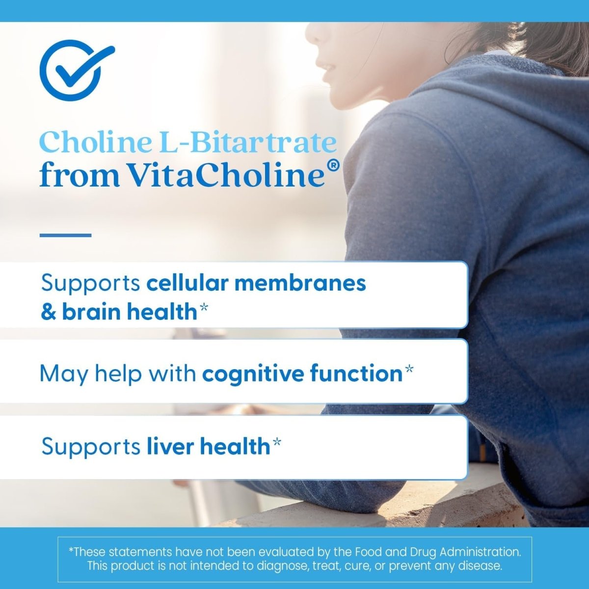 Doctor'S Best Choline L - Bitartrate with Vitacholine 550 Mg, Supports Prenatal Health & Liver Function, 60 Veggie Caps - Suppviv