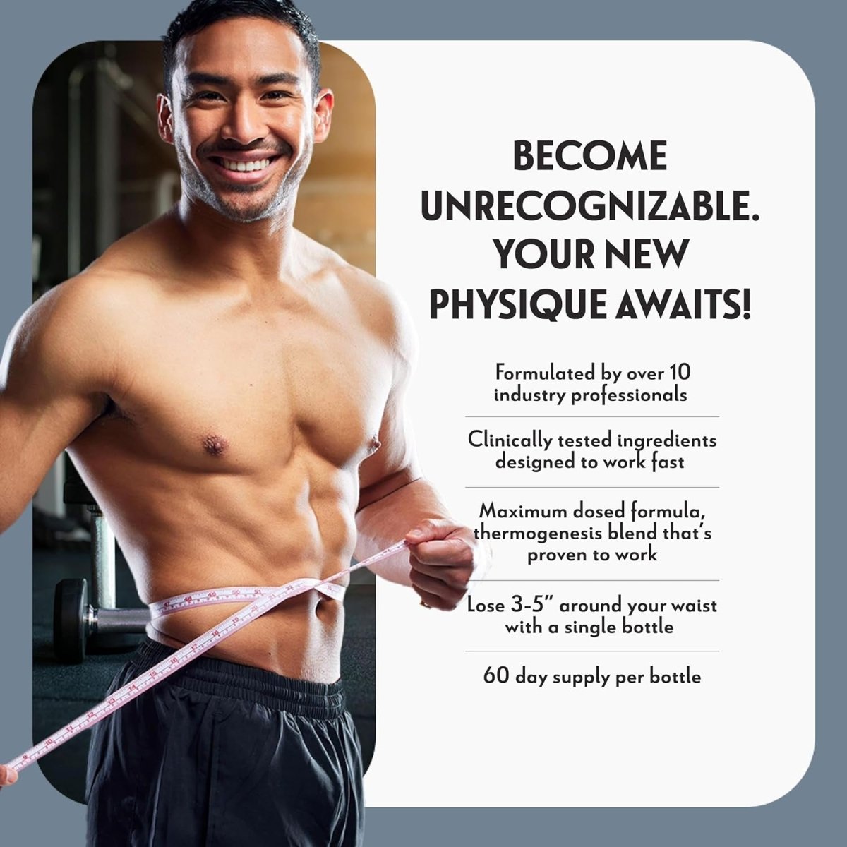 Doctor'S RX | #1 Rated Extreme Belly Fat Burner for Men - 60 Servings - Suppviv