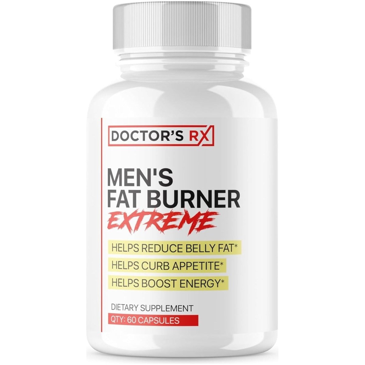 Doctor'S RX | #1 Rated Extreme Belly Fat Burner for Men - 60 Servings - Suppviv