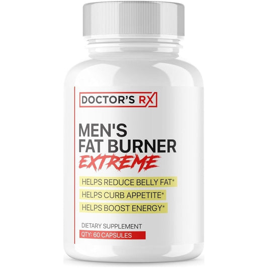 Doctor'S RX | #1 Rated Extreme Belly Fat Burner for Men - 60 Servings - Suppviv