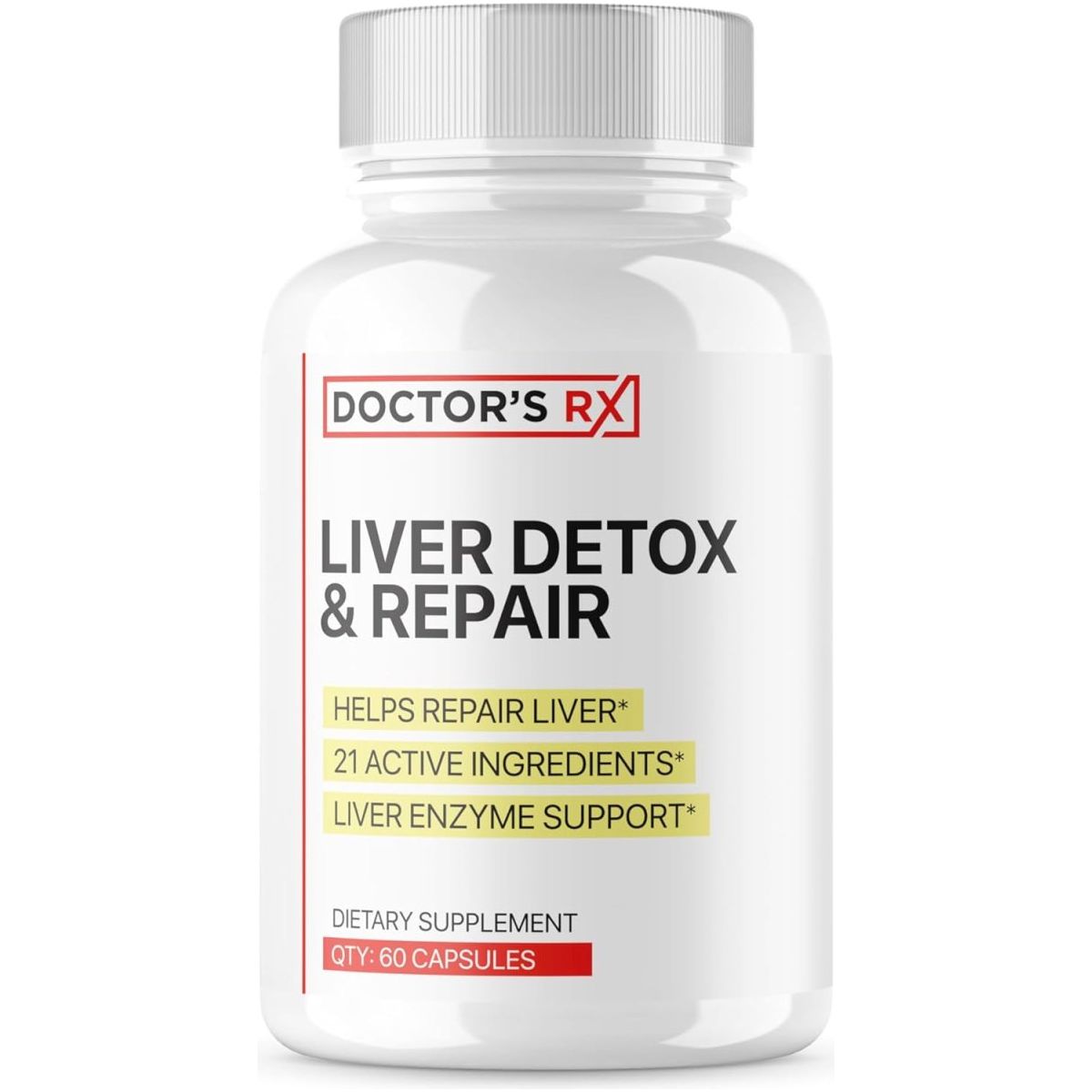 Doctor'S RX Premium Liver Cleanse & Detox Repair 60 Capsules - Suppviv