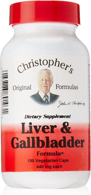 Dr. Christopher'S Original Formulas Liver and Gall Bladder Formula Capsules, 100 Count (Pack of 2) - Suppviv