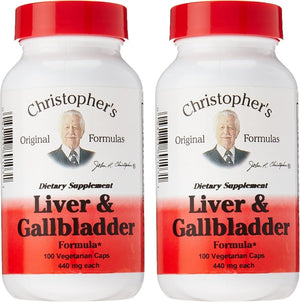 Dr. Christopher'S Original Formulas Liver and Gall Bladder Formula Capsules, 100 Count (Pack of 2) - Suppviv