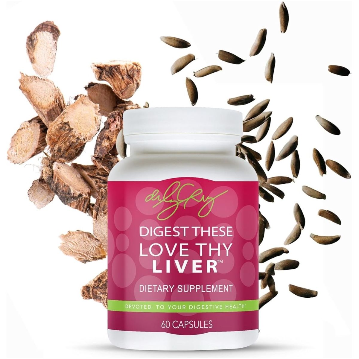 Dr. Liz Cruz Love Thy Liver - Cleanse Detox & Repair Capsules 60 Ct 1 PACK - Suppviv