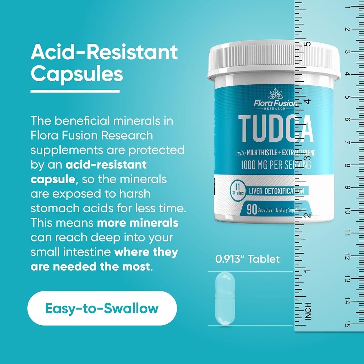 Dr. Miller'S Tudca Bile Salt Liver Supplement 1000Mg (45 Day Supply) - Suppviv