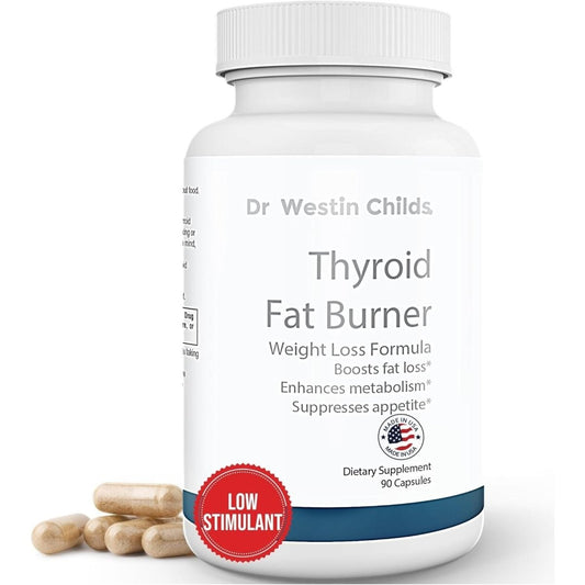 Dr. Westin Childs Thyroid Fat Burner - Thyroid Enhancing Weight Loss Formula, 30 Servings, 90 Capsules - Suppviv