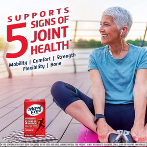 Move Free Advanced Glucosamine Chondroitin + Calcium Fructoborate Joint Support Supplement, 200 Tablets (100 Servings)*