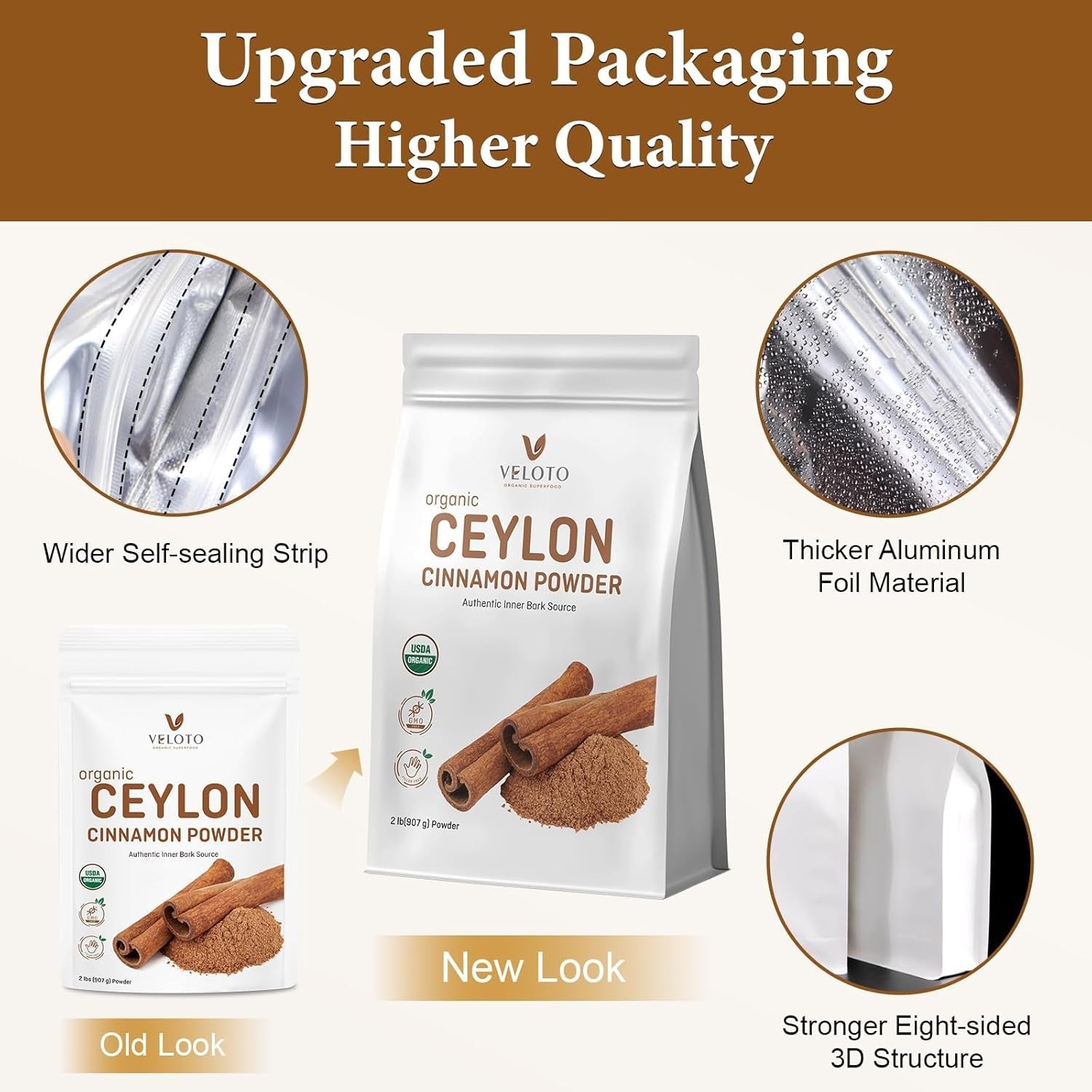 Ceylon Cinnamon Powder Organic Cinnamon Powder, 2Lb