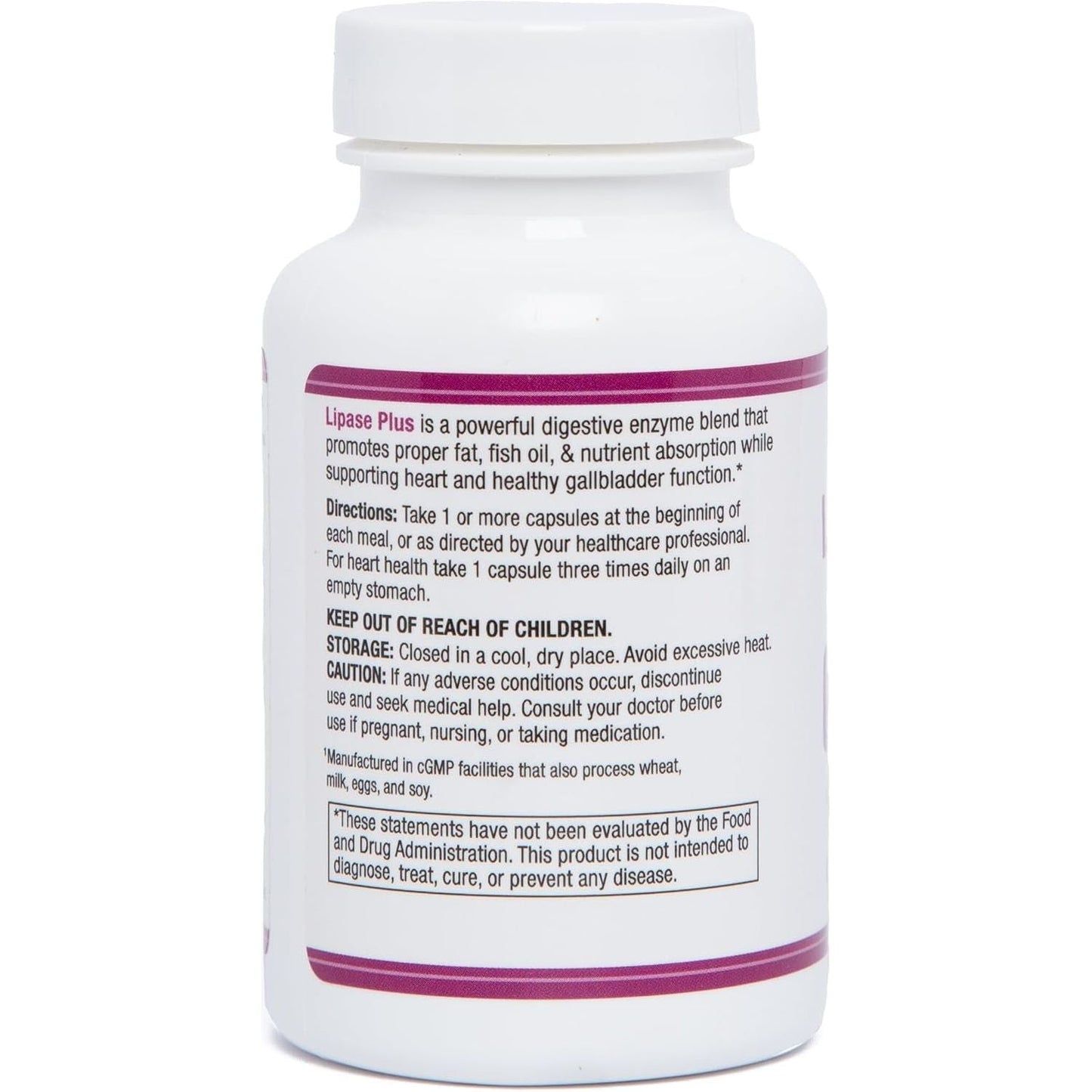 AST Enzymes Lipase-Hp plus  - Digestive Enzymes for Fat Digestion – 90 Vegetarian Capsules