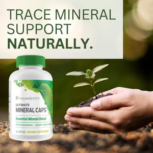 Youngevity Ultimate Mineral Caps™ - 70+ Essential Full Spectrum Trace Minerals (64 Capsule)