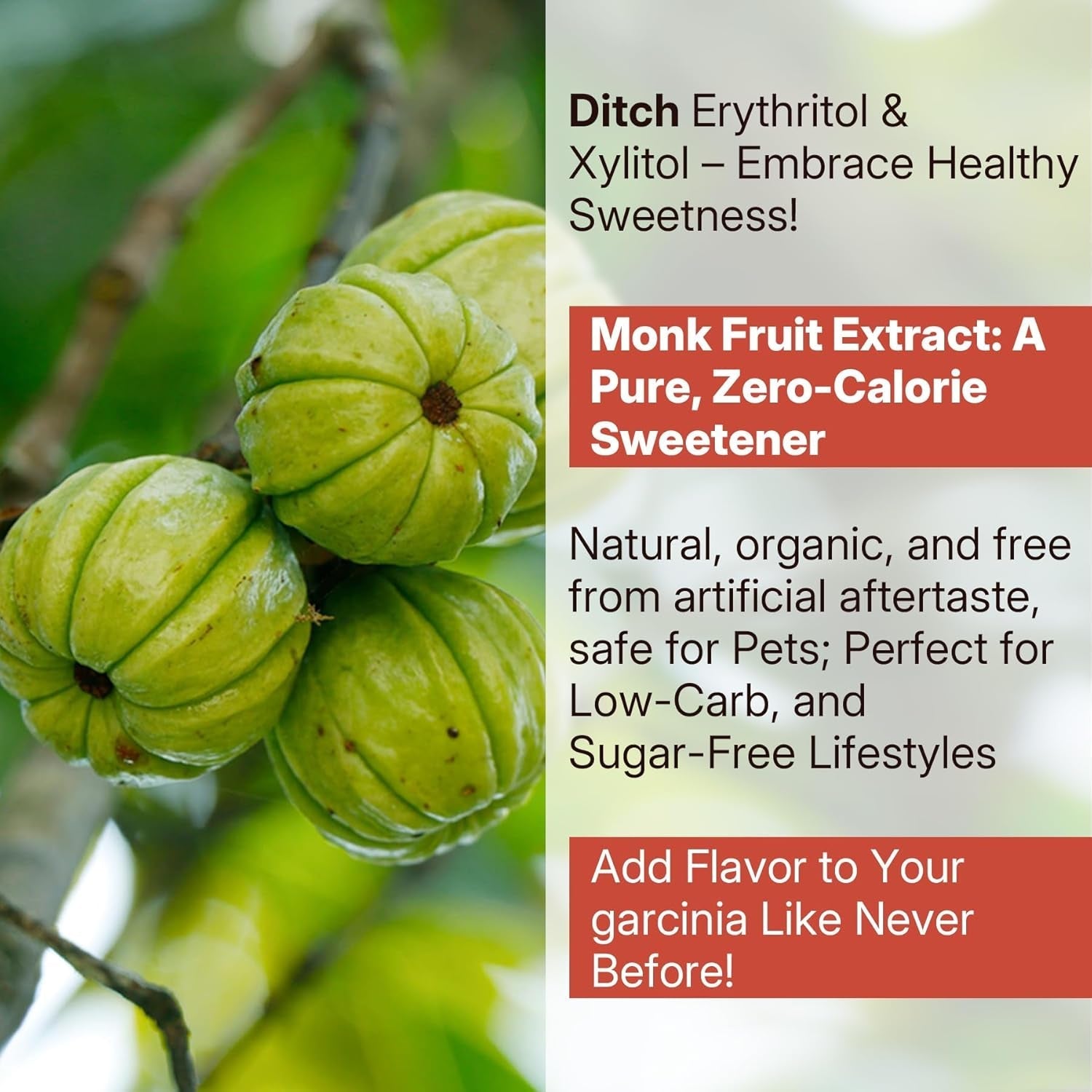 Sugar Free Garcinia Cambogia Gummies 1000Mg 95% HCA Pure Extract, Strawberry Flavor 60 Count