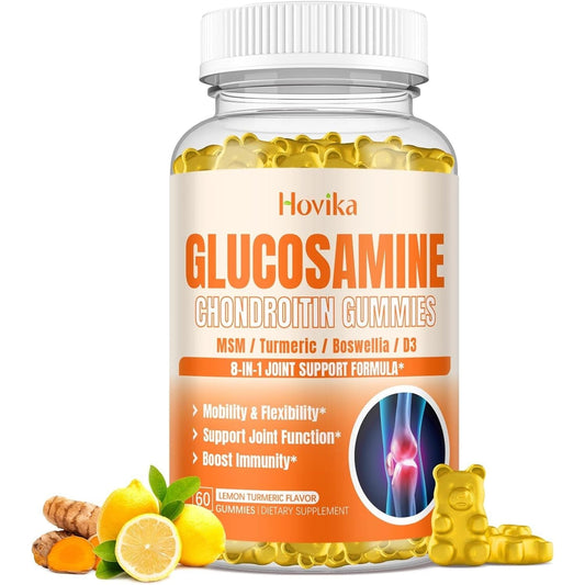 Glucosamine Chondroitin MSM Gummies 1500Mg - Joint Support Supplement , 60 Gummies