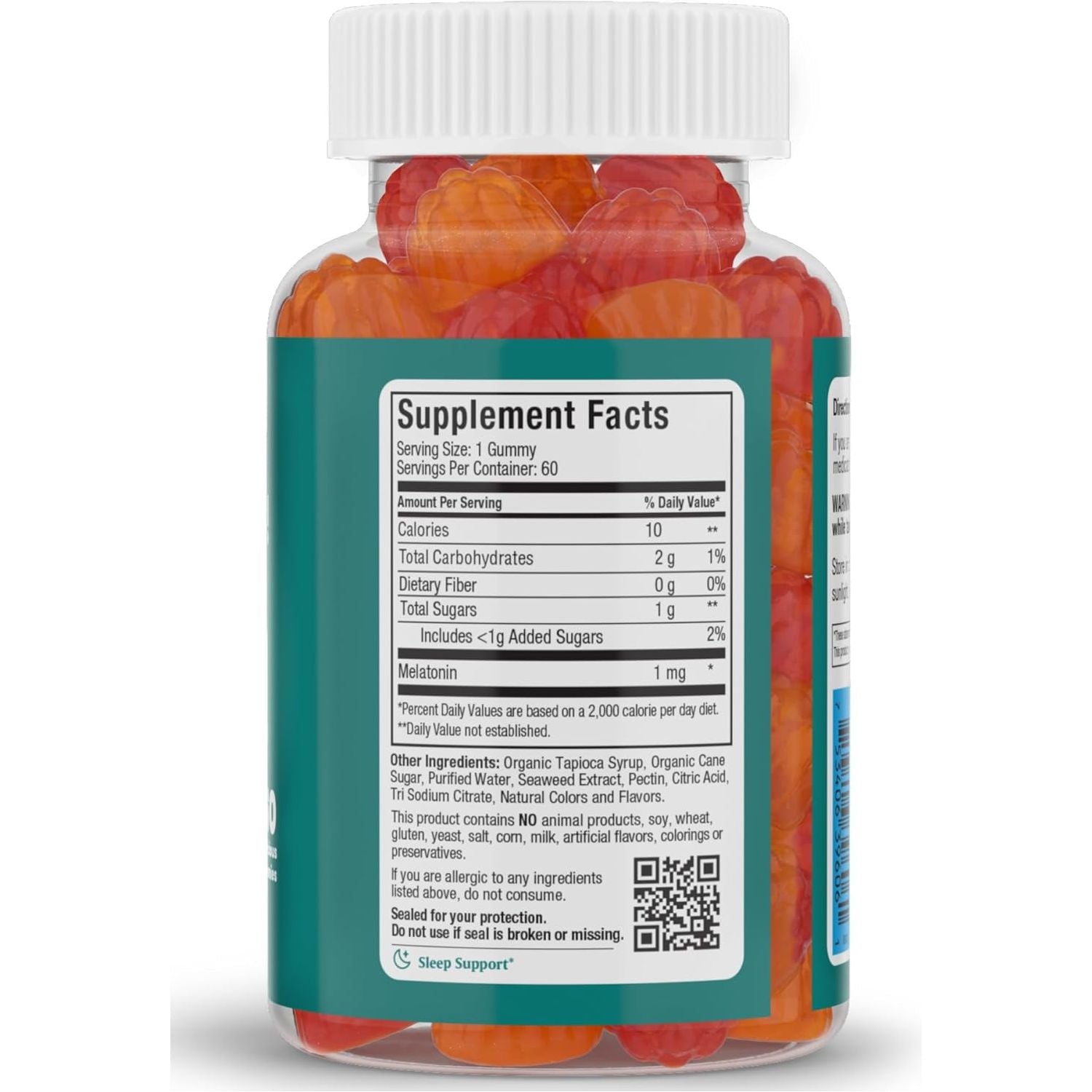 Melatonin Gummies for Kids - Restful Nighttime Support Supplement 60 Count