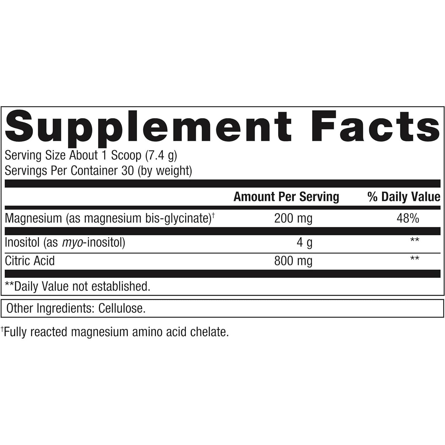 Metagenics Myo-Inositol plus - Magnesium Supplement for Neuro Health - 7.8 Oz - 30 Servings