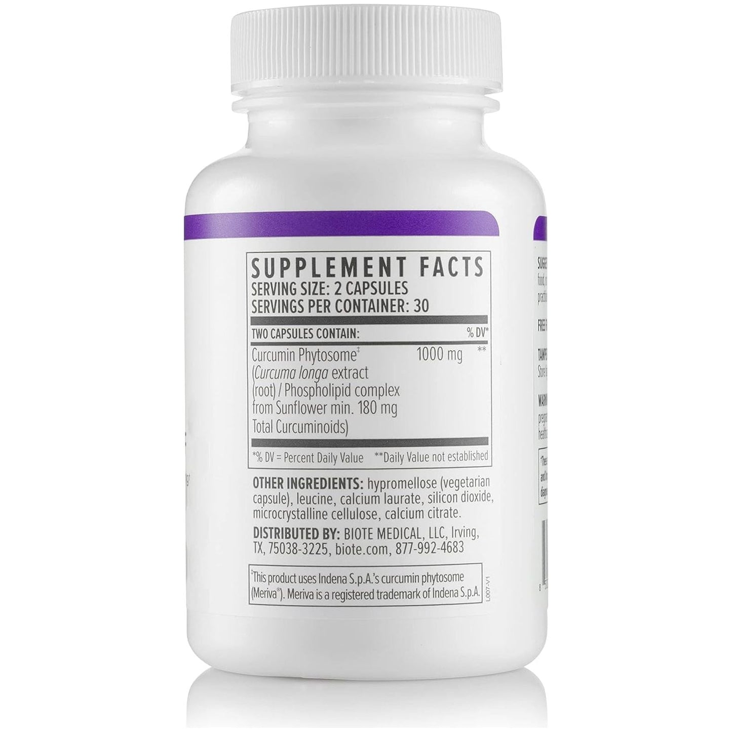 Biote Nutraceuticals - Curcumin SF - Circulation + Healthy Aging (60 Capsules)