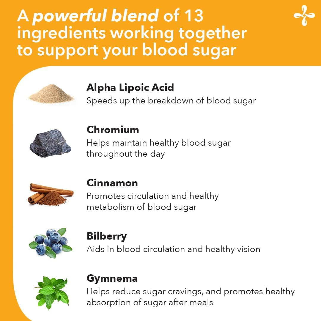 Lifeseasons - GS Stabili-T - Blood Sugar Support Supplement - Healthy Circulation & Vision - 90 Capsules