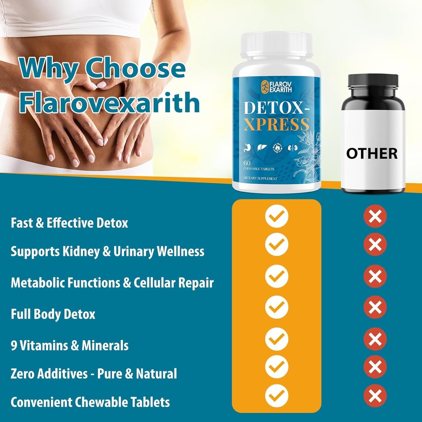 Canna Cleanse, Liver Cleanse Detox & Repair Chewable Tablets (60 Count)