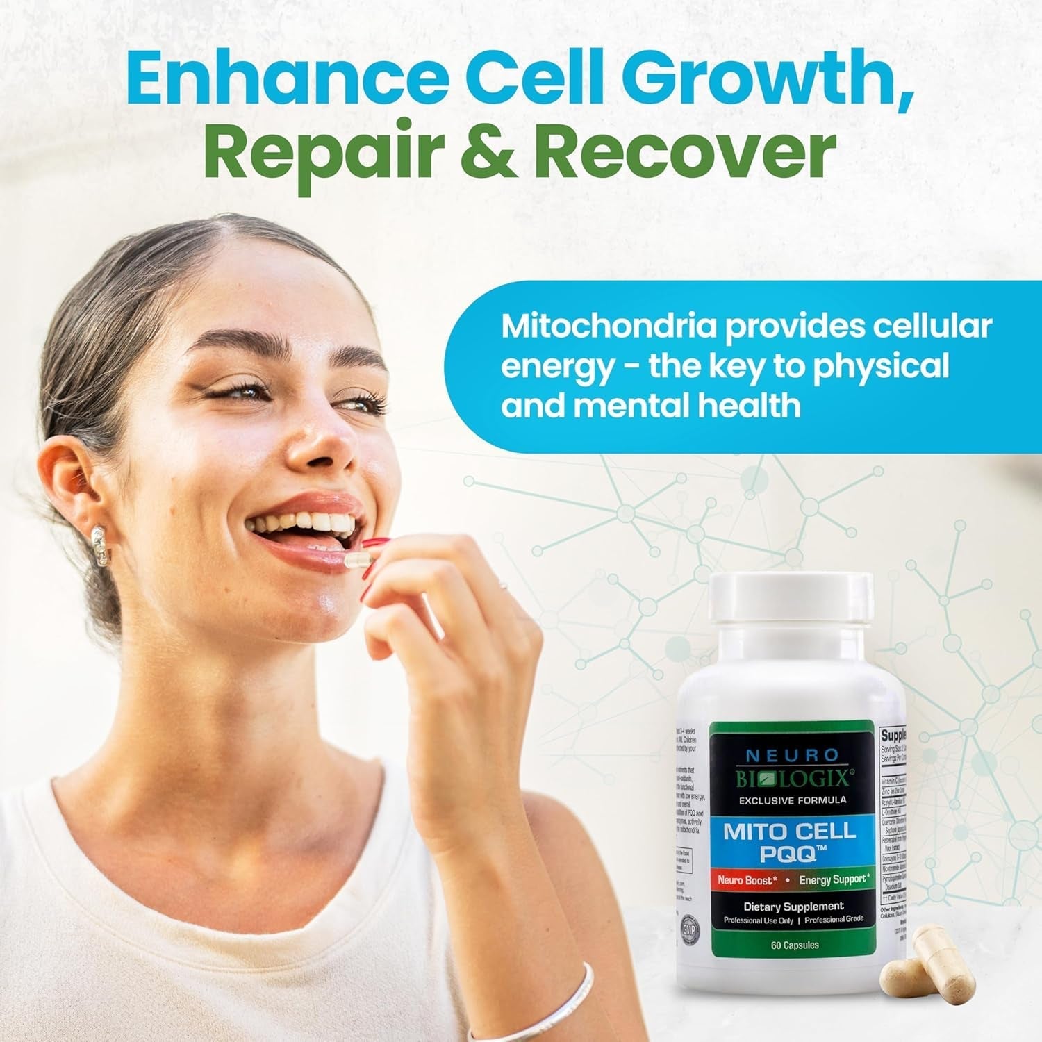 Mito Cell PQQ Supplement for Optimal Mitochondrial Support