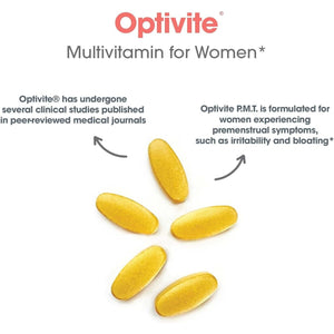 Optimox Optivite PMT Supplement - PMS Support for Women, Hormonal Balance - 180 Count