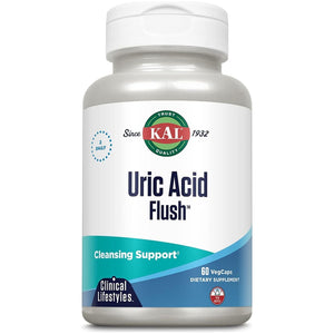 KAL Uric Acid Flush, Joint Health Supplement with Tart Cherry Extract, Celery Seed and Turmeric Extract 30 Servings
